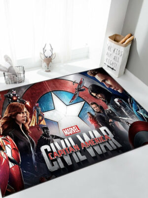 Marvel Universe Mats For Bedroom Children's Room Sofa Mat Easy Care Floor Mats 09