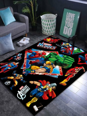 Marvel Universe Mats For Bedroom Children's Room Sofa Mat Easy Care Floor Mats 12