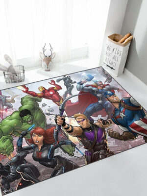 Marvel Universe Mats For Bedroom Children's Room Sofa Mat Easy Care Floor Mats 14