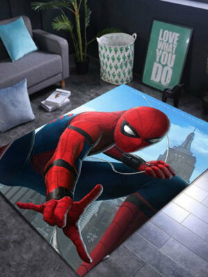 Marvel Universe Spider-Man Mats For Bedroom Children's Room Sofa Mat Easy Care Floor Mats 40