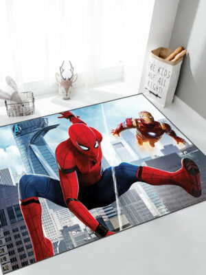 Marvel Universe Spider-Man Mats For Bedroom Children's Room Sofa Mat Easy Care Floor Mats 41