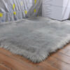 Grey Area Rugs Modern Plush Bedside Rugs Faux Sheepskin Fur Shaggy For the Bedroom Hall Living Room