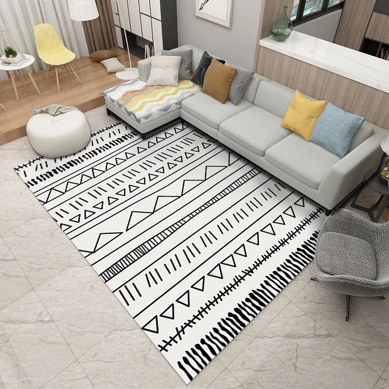 Modern Geometric Patterned Area Rugs Customizable - Image 7