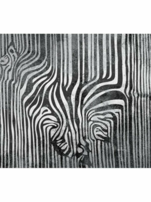 Black and White Modern Zebra Patterned Rugs Carpet Floormat