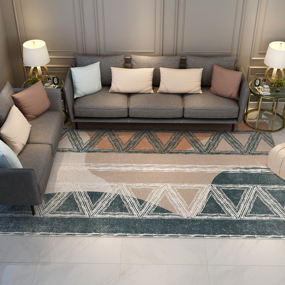 Simple Modern Geometric Rugs Carpet Floormat - Image 2