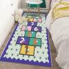 Kids Funny Hopscotch Game Floor Rug Mat Wear-Resistant Kids Play Mats Bedroom Nursery Rug Mat 04