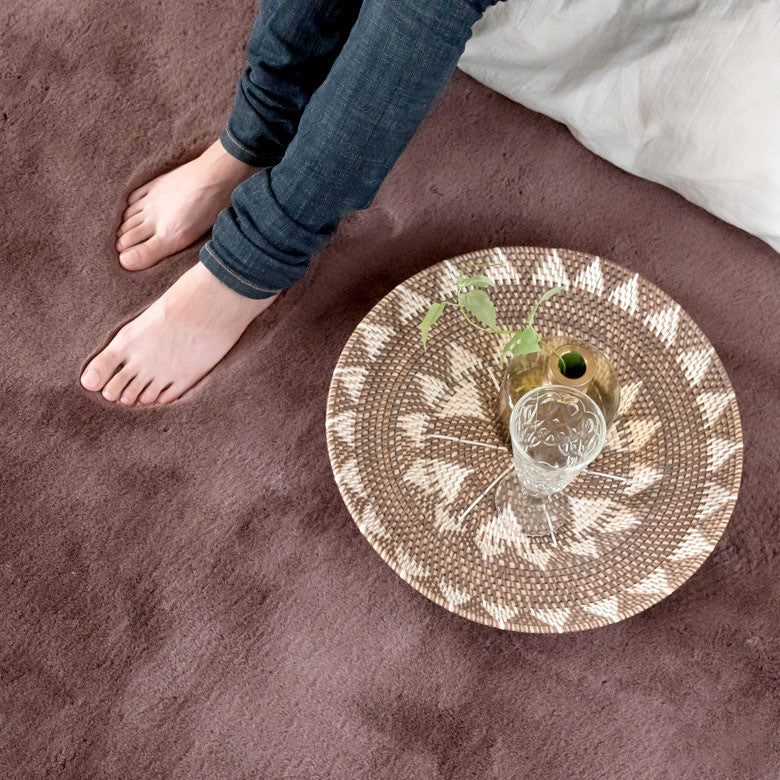 Quality Super Soft Plain Faux Rabbit Fur Shaggy Rugs - Image 2