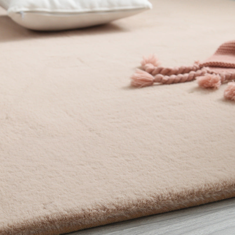 Quality Super Soft Plain Faux Rabbit Fur Shaggy Rugs - Image 10