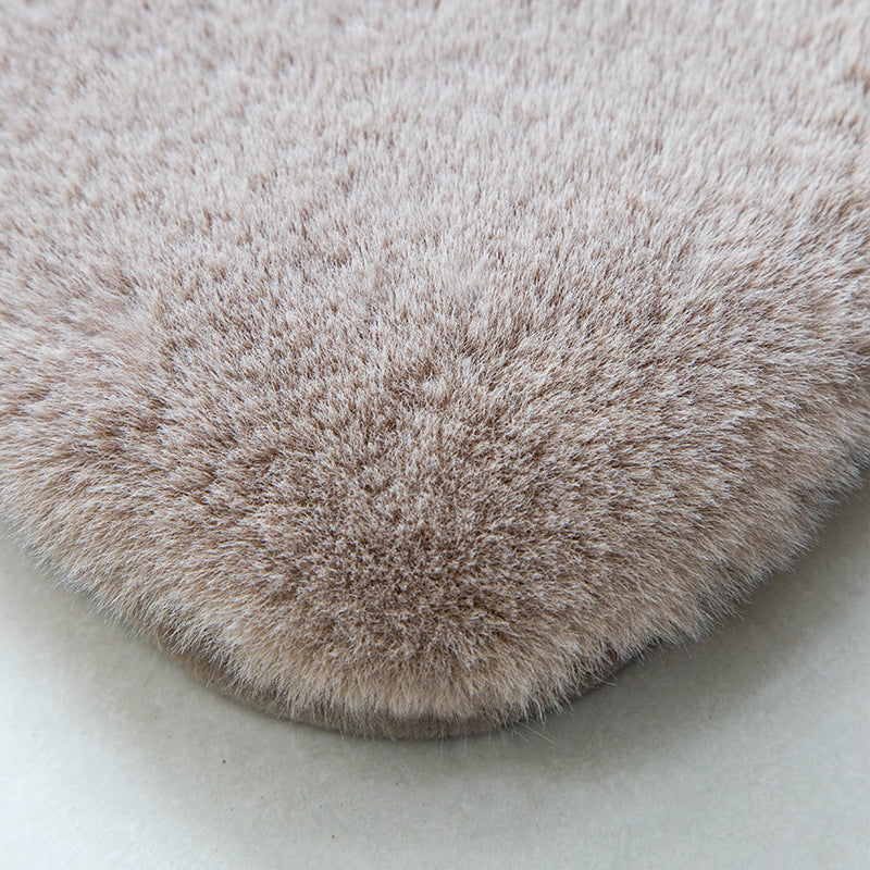 Quality Super Soft Plain Faux Rabbit Fur Shaggy Rugs - Image 11