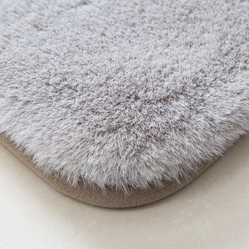 Quality Super Soft Plain Faux Rabbit Fur Shaggy Rugs - Image 13
