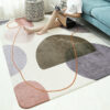 Thick Soft Modern Simple Geometric Floor Rugs for Living Room Dining Room Bedroom Office