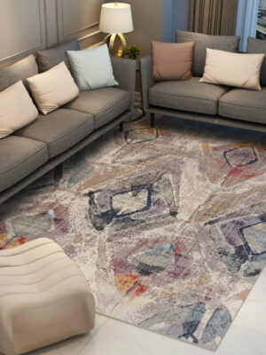 Traditional Shaggy Retro Vintage Floral Patterned Living Room Hall Office Bedroom Floor Rugs Customizable