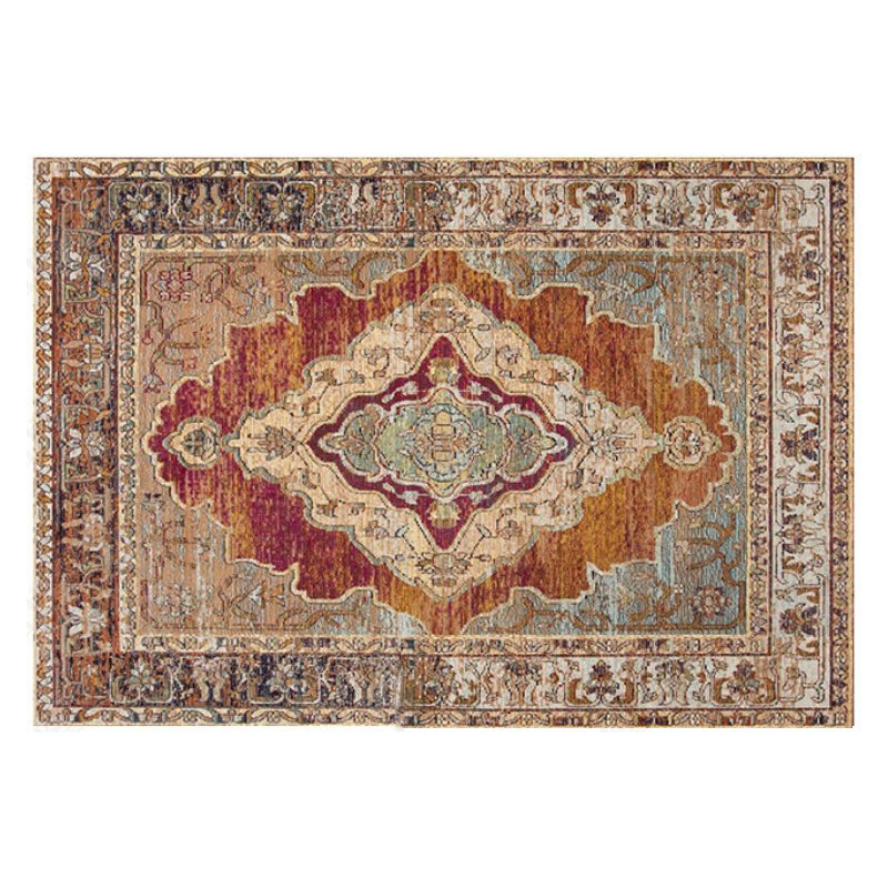 Traditional Shaggy Retro Vintage Patterned Living Room Hall Office Bedroom Floor Rugs Size Customizable - Image 2