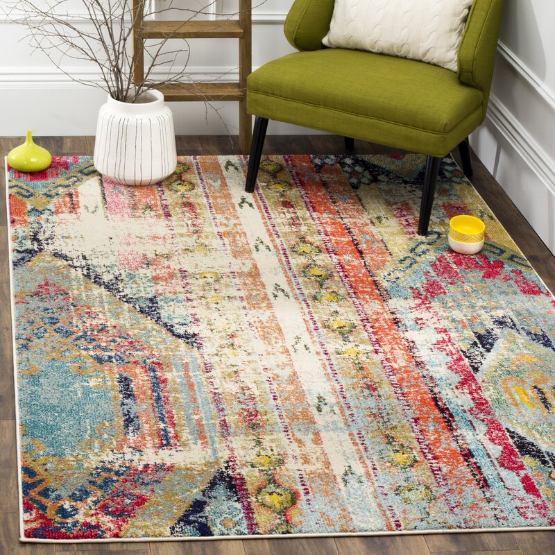Colourful Traditional Vintage Area Rug Carpet for Living Room Hall - Image 6