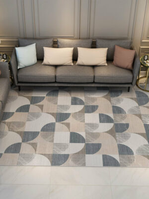 Modern Contemporary Simple Geometric Rugs for Living Room Dining Room Bedroom