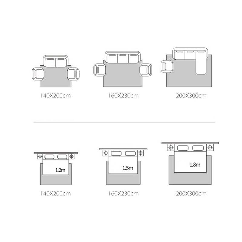 Beautiful Light Blue Floral Vintage Traditional Shaggy Rugs for Living Room Dining Room Bedroom Hall - Image 5