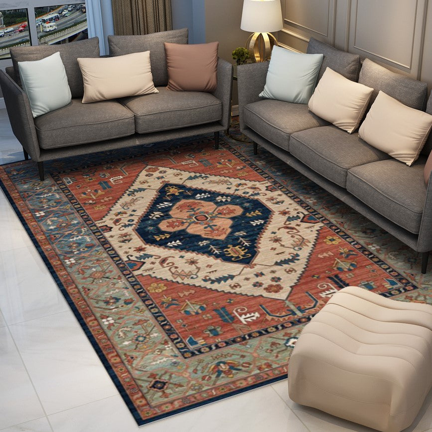 Beautiful Traditional Shaggy Patterned Rugs for Living Room Dining Room Bedroom Hall - Image 3