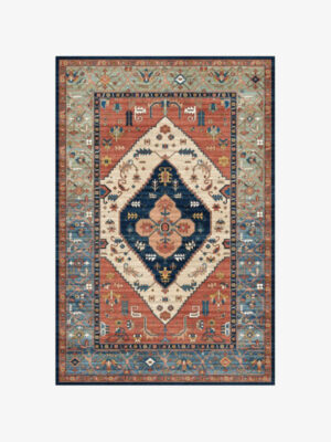 Beautiful Traditional Shaggy Patterned Rugs for Living Room Dining Room Bedroom Hall