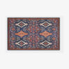 Beautiful Vintage Traditional Geometric Area Rug with Non-Slip Backing Sizes Customizable