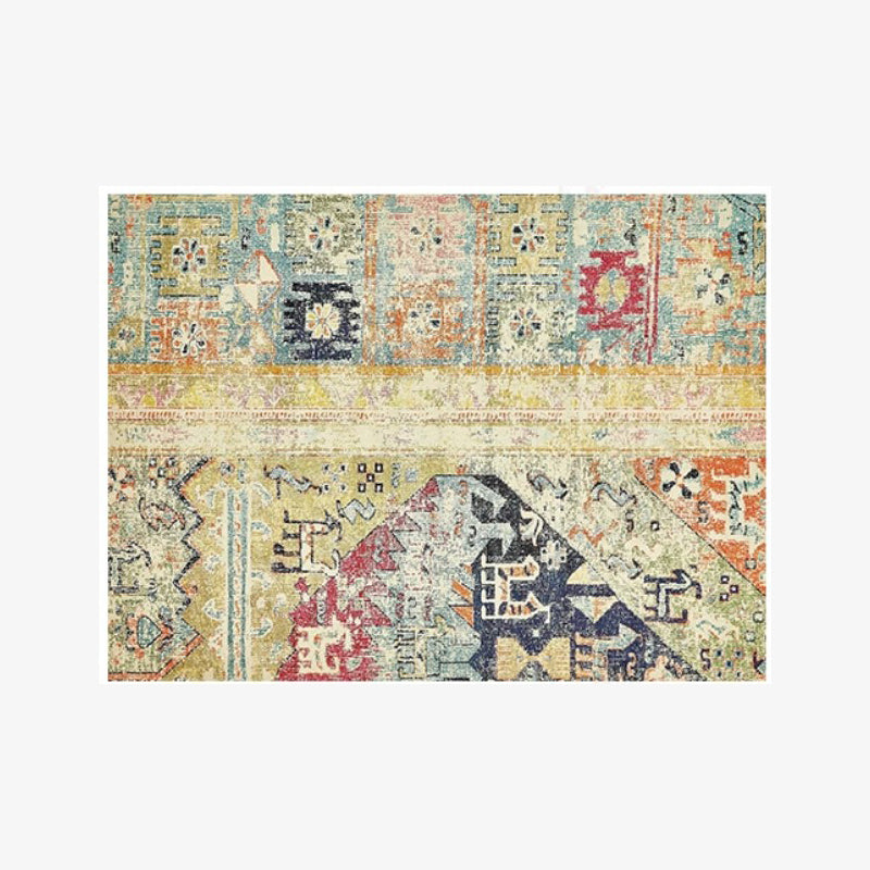 Beautiful Yellow Shaggy Vintage Traditional Area Rugs Floormat for Living Room Hall Office - Image 3