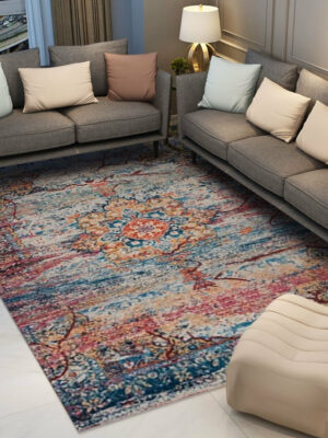 Traditional Shaggy Patterned Rugs for the Living Room Bedroom Office