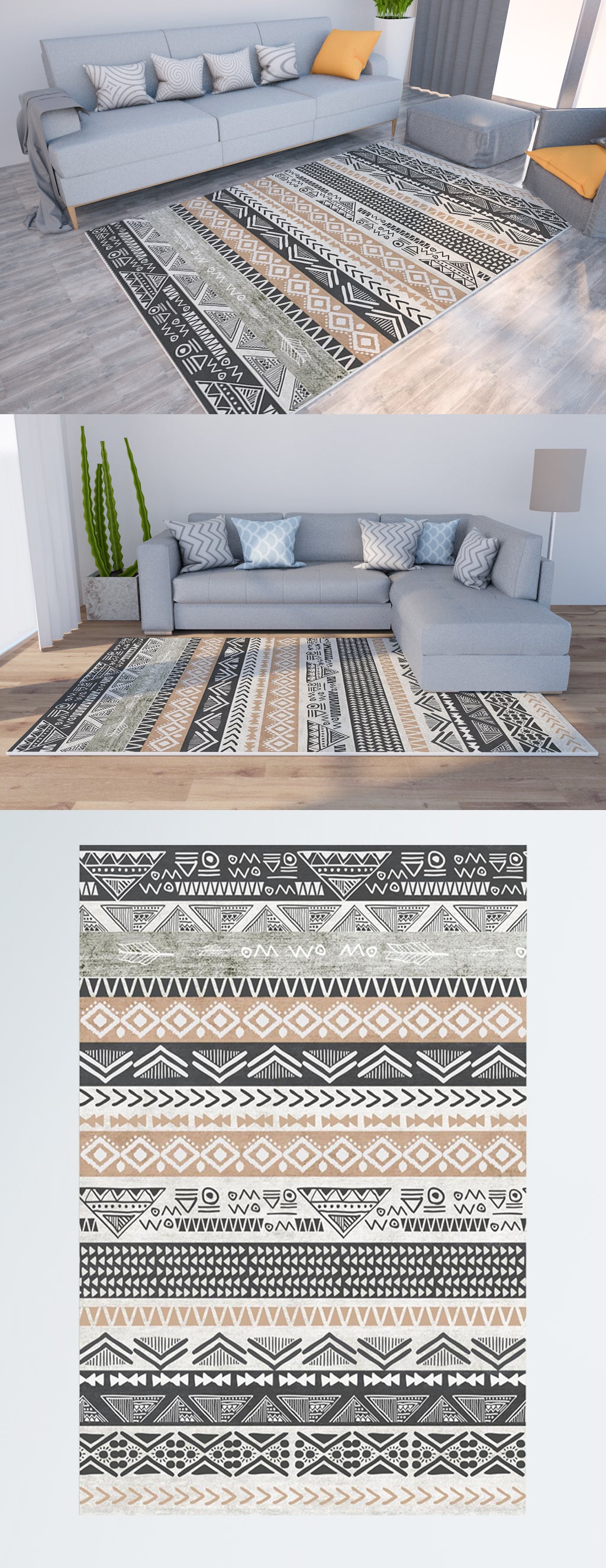 Fashion Moroccan Rugs Carpet Floormat - Image 4