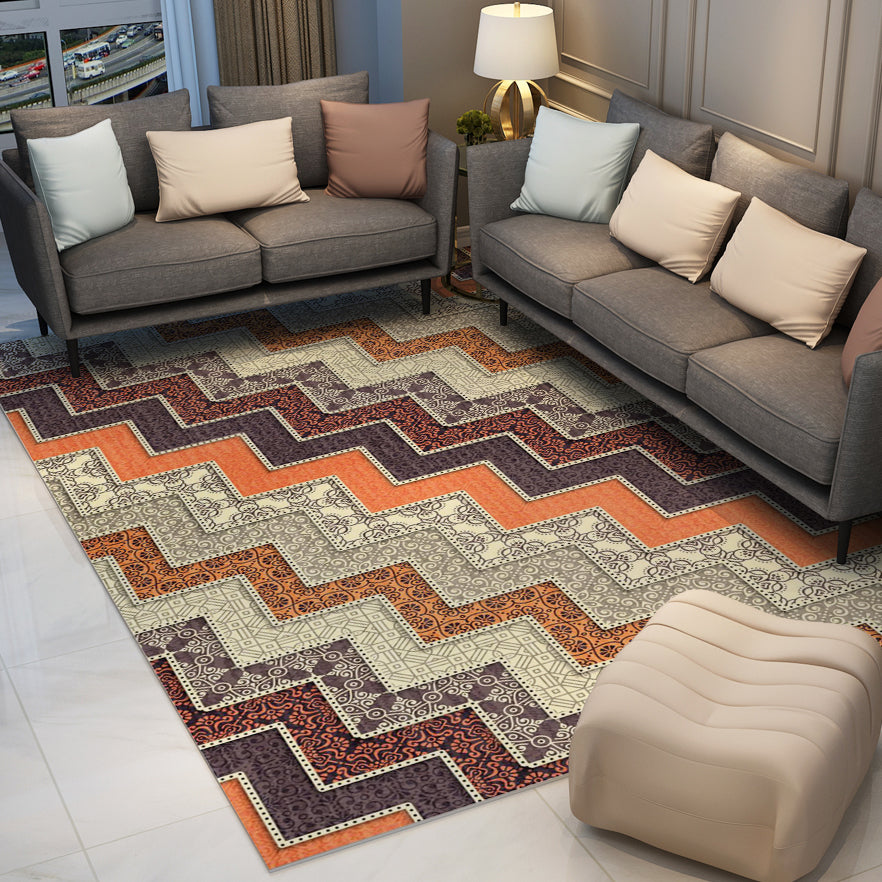 Traditional Geometric Rugs Carpet Floormat - Image 3