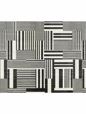 Striped Simple Modern Rugs Carpet Floormat