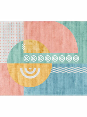 Simple Modern Geometric Patterned Rugs Carpet Floormat