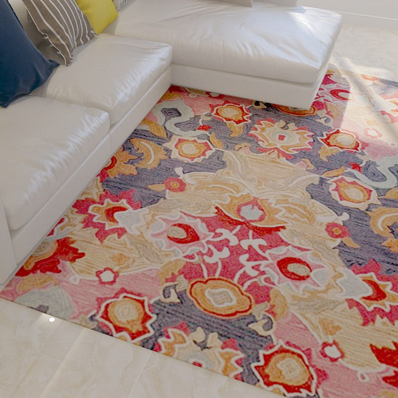 Beautiful Traditional Floral Indoor Rugs for the Hall Office - Image 2