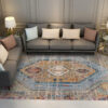 Colourful Vintage Shaggy Traditional Design Area Rug Living Room Hall Office Floor Rug