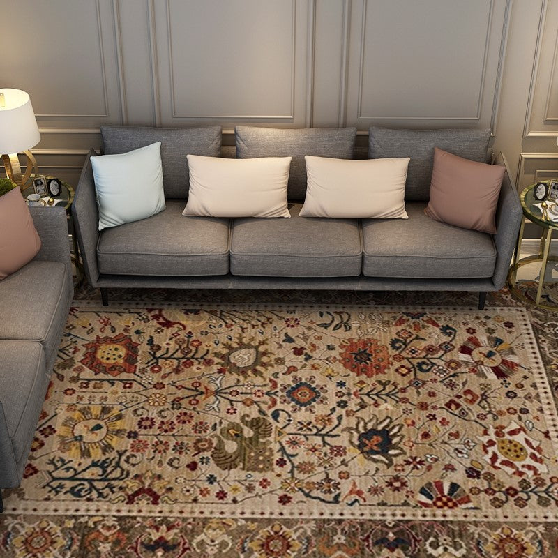 Floral Retro Traditional Shaggy Rugs for the Lobby Office Living Room - Image 2