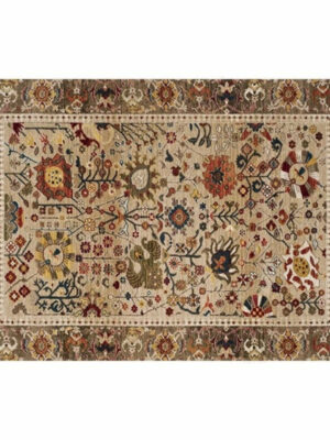 Floral Retro Traditional Shaggy Rugs for the Lobby Office Living Room