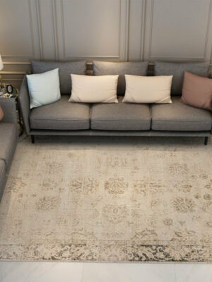 Traditional Floral Plush Vintage Rugs for Living Room Bedroom Hall Office