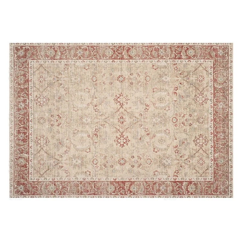 Pretty Polyester Traditional Plush Vintage Rugs for Living Room Bedroom Hall Office - Image 2