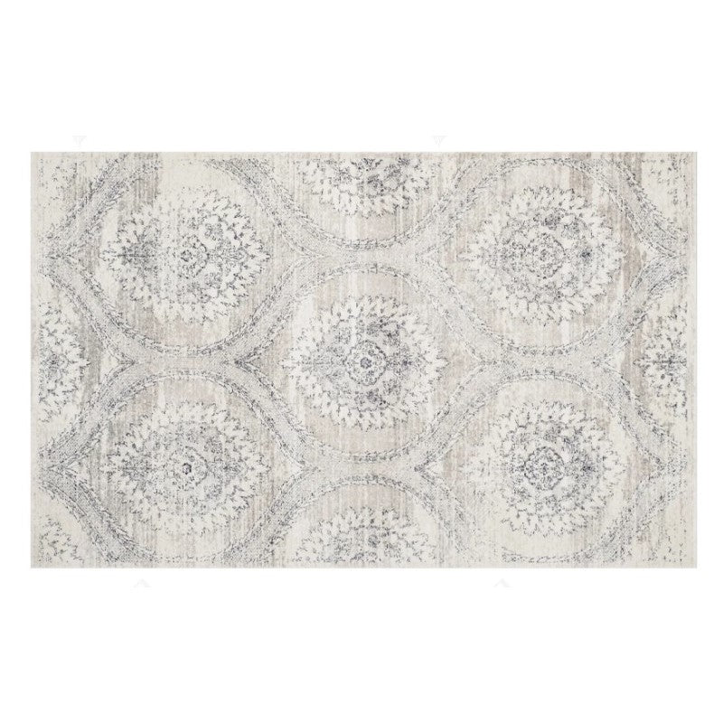 Simple White Plush Traditional Carpets for the Living Room and Bedroom