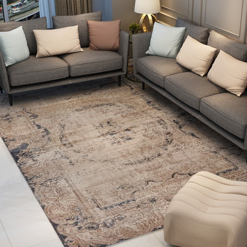 Traditional Patterned Shaggy Retro Carpets for Office Bedroom Living Room - Image 3