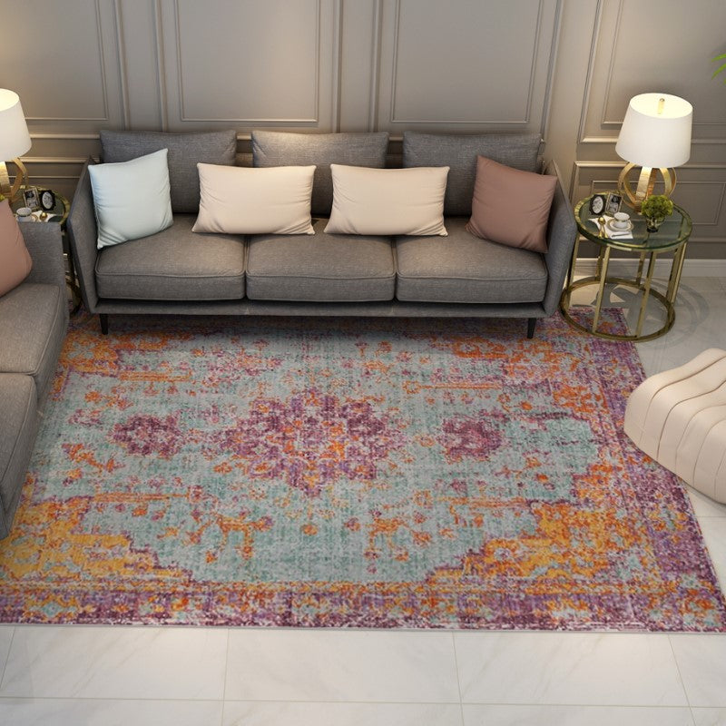 Floral Patterned Retro Traditional Carpet for the Living Room Hall - Image 3