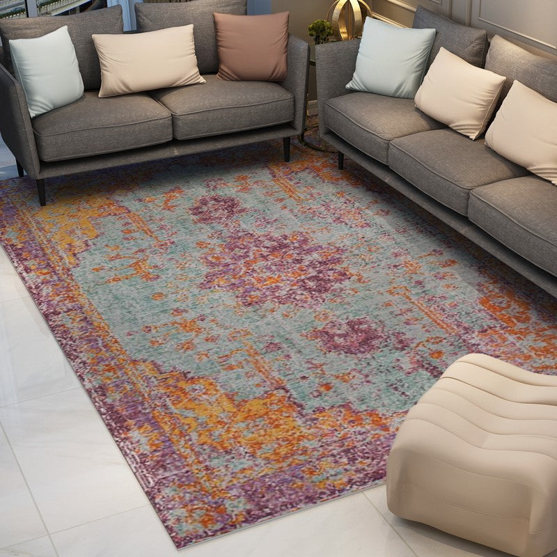 Floral Patterned Retro Traditional Carpet for the Living Room Hall - Image 4