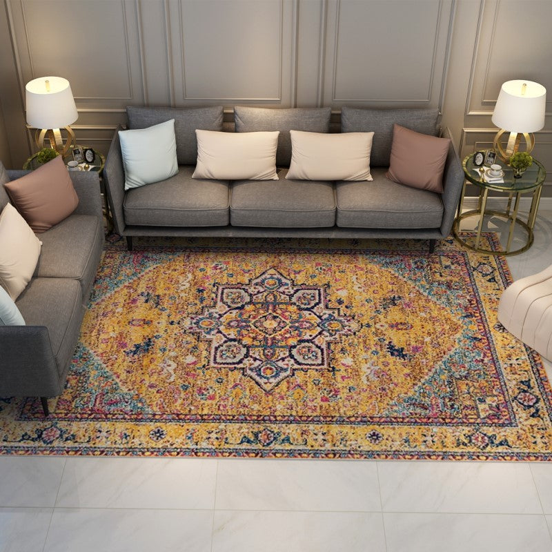 Gorgeous Fine Printed Traditional Shaggy Vintage Rugs for Living Room Dining Room Bedroom Hall - Image 5