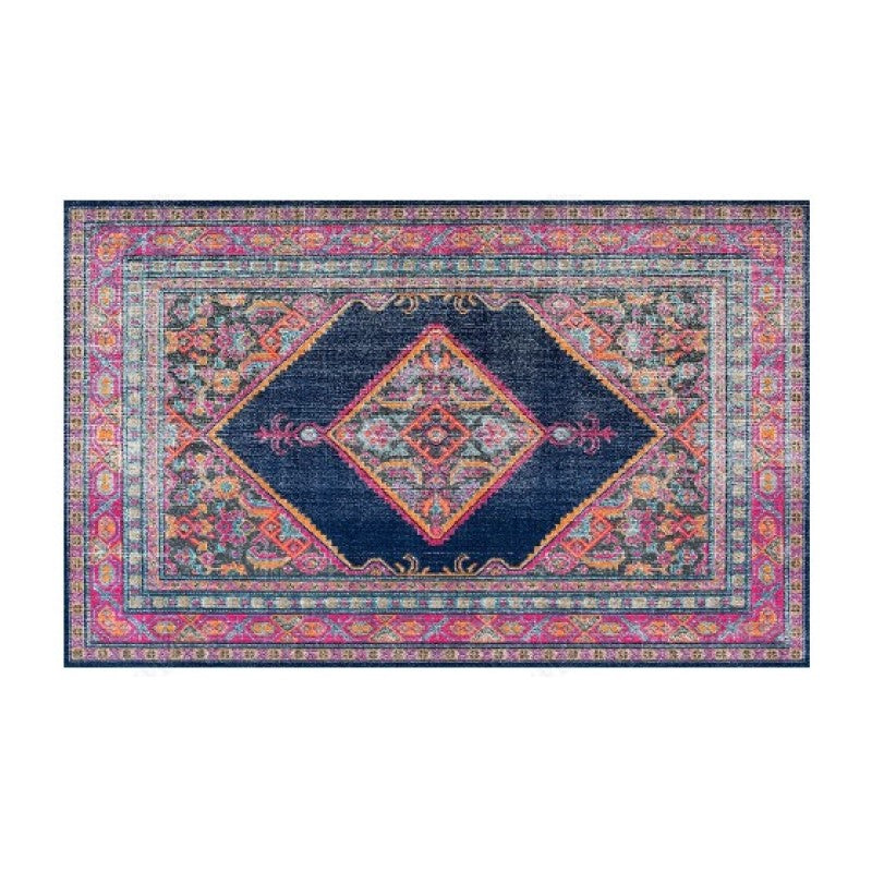 Purple Shaggy Traditional Patterned Carpets for Living Room Bedroom Office - Image 2