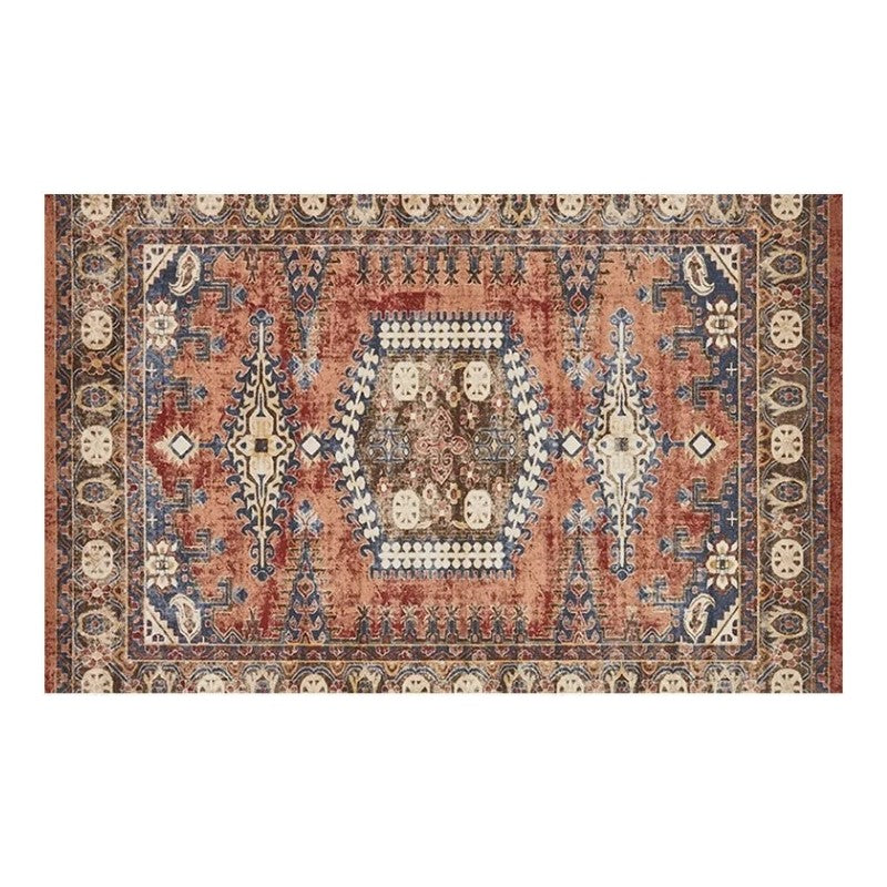 Traditional Retro Plush Patterned Area Rug for Office Living Room Lobby - Image 2