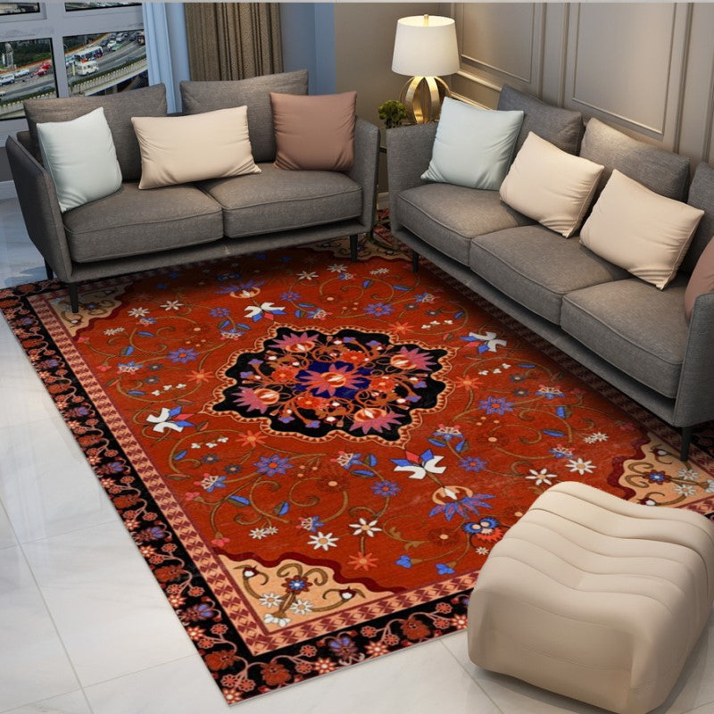 Printed Fine Gorgeous Floral Traditional Shaggy Vintage Rugs for Living Room Dining Room Bedroom Hall - Image 7