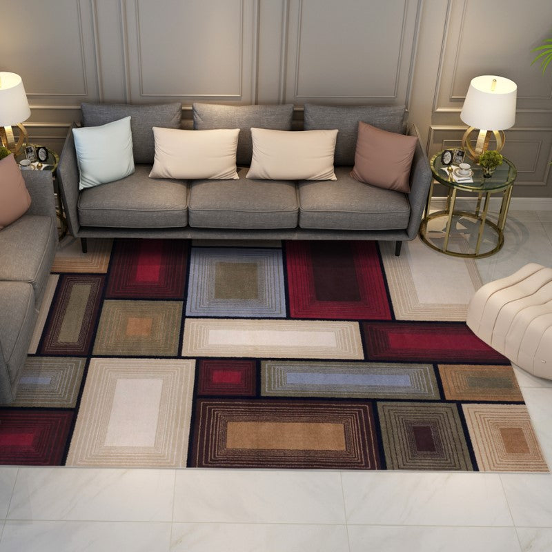 Modern Colorful Geometric Rugs for the Living Room Hall Bedroom