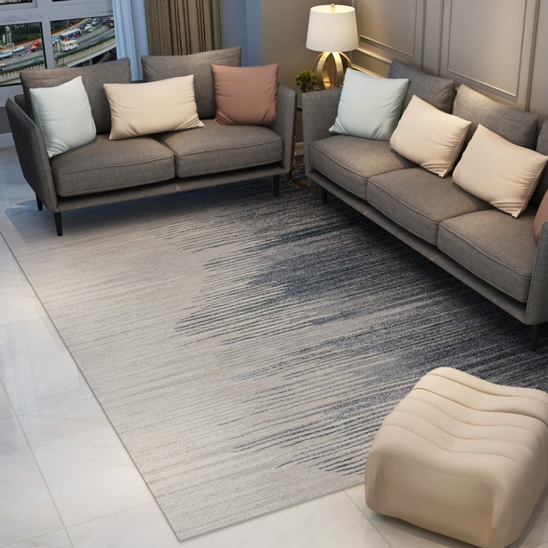 Grey White Gradient Modern Carpets for the Living Room Hall - Image 3