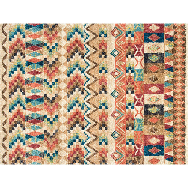 Striped Traditional Colourful Printed Pattern Vintage Area Rugs Floor Mat for Living Room Hall Office - Image 2