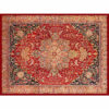 Traditional Floral Patterned Area Red Rugs Vintage Floor Mat Polyester for Bedroom Hall Office Living Room