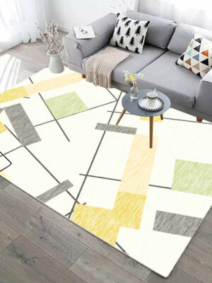 Irregular Pattern Modern Geometric Contemporary Rugs for Living Room Dining Room Bedroom