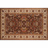 Brownish Yellow Traditional Pattern Floor Carpet Area Rugs Vintage Polyester for Office Bedroom Hall Living Room