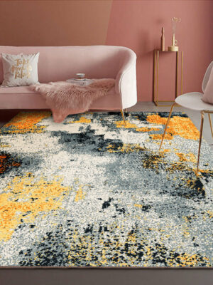 Polyester Carpets Modern Area Rugs Gradient Abstract Patterned for Office  Bedroom Living Room Hall Dining Room